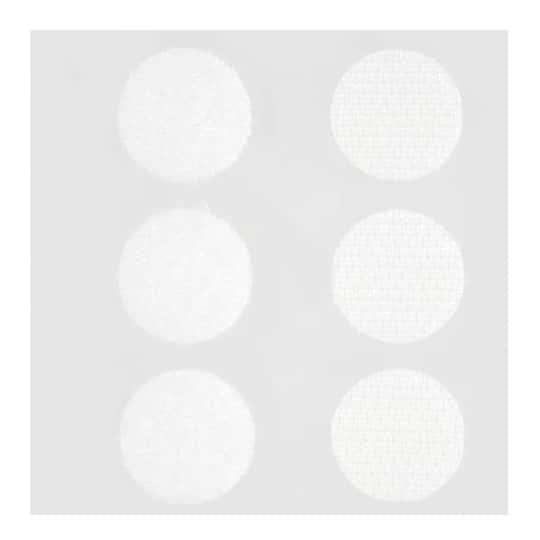 White Hook & Loop Circles by Loops & Threads®